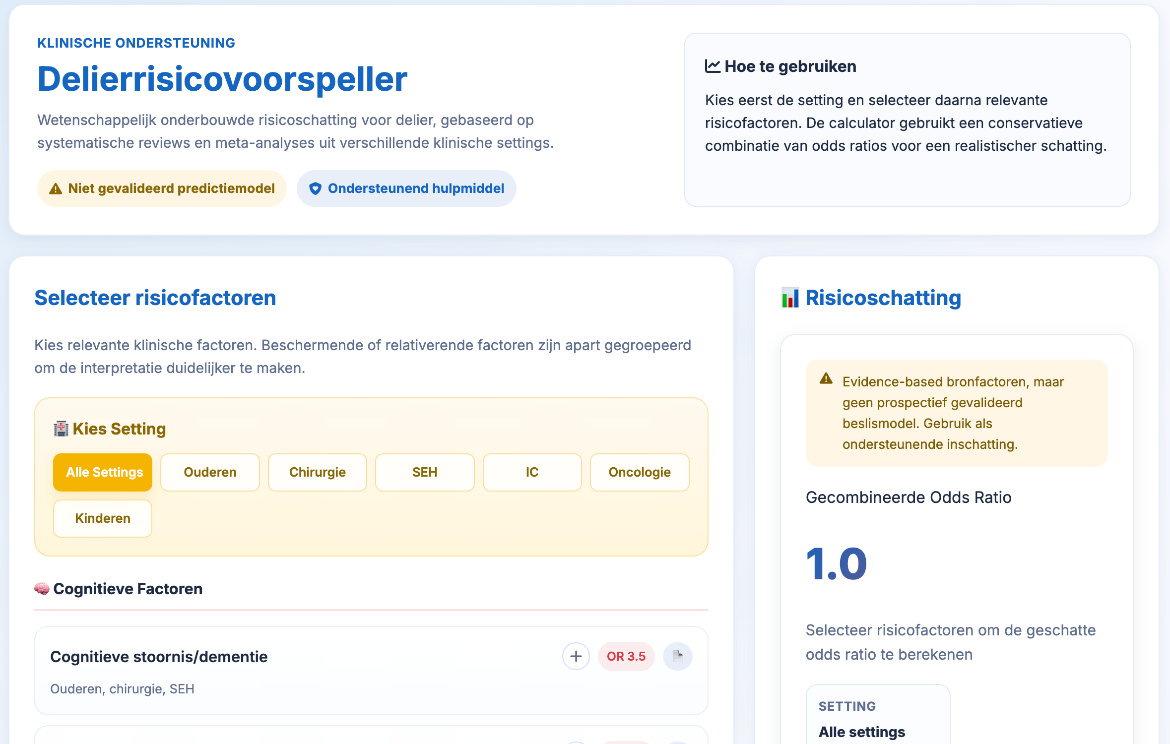 Delierrisico screenshot