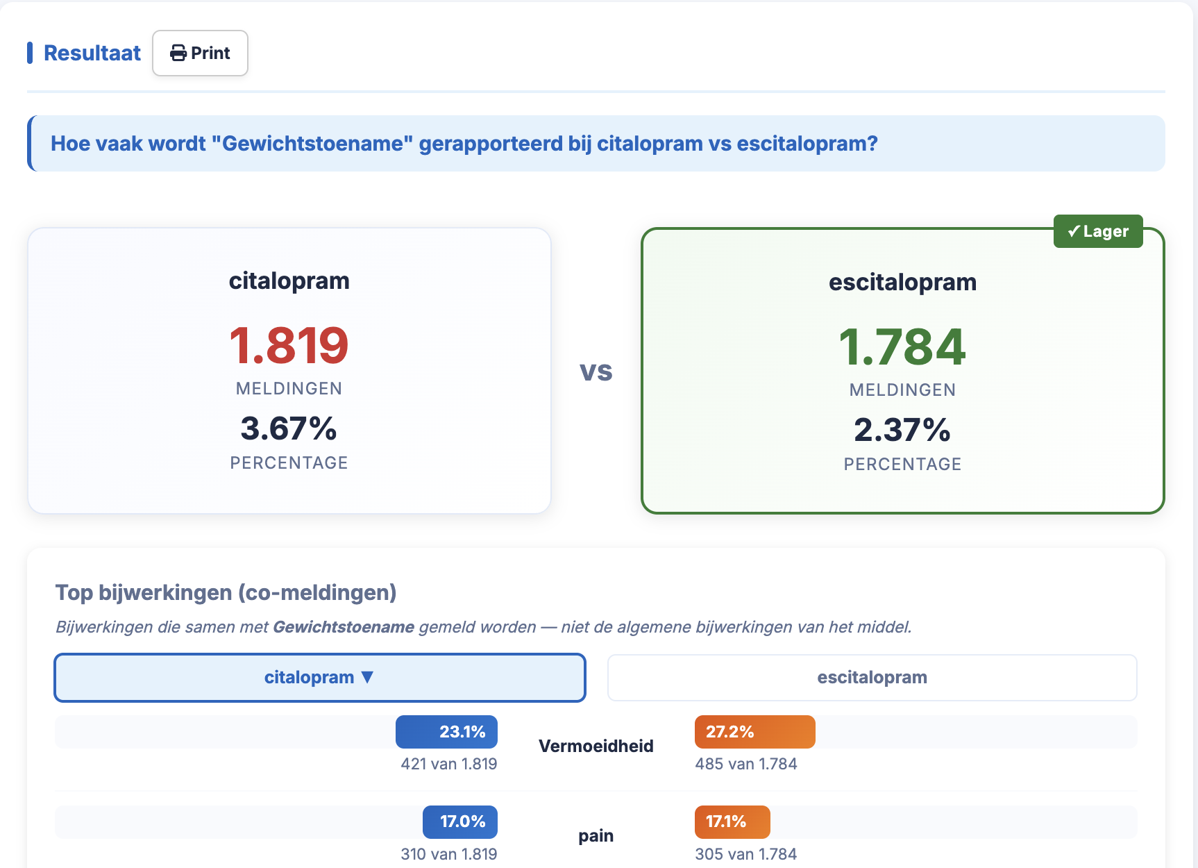 OpenFDA API explorer screenshot